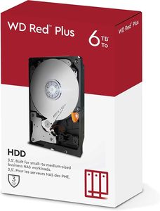 6TB Red Plus NAS <b>Internal</b> Hard <b>Drive</b>-5400 RPM 6Gb/s 256MB 3.5" WD60EFPX Storage Capacity for Expanding Nee - Product Image 3