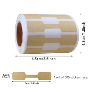 500 шт./рулон, этикетки для ювелирных изделий - Product Image 2