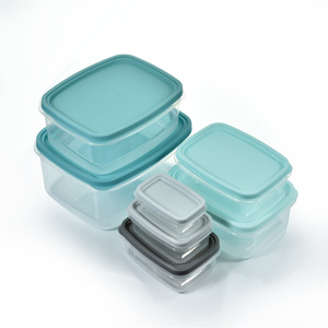 14 Cái Rect Set <span class=keywords><strong>Container</strong></span> Thực Phẩm <span class=keywords><strong>Container</strong></span> Nhựa Kín Thực Phẩm Lưu Trữ <span class=keywords><strong>Container</strong></span> Tươi Box <span class=keywords><strong>Series</strong></span> - Product Image 4