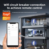 Disjoncteur intelligent WiFi ELEWISE 1P 6kA en plastique avec mesure et protection contre les surtensions/sous-tensions/surintensités pour usage industriel et domestique