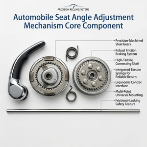 Conjunto de Reclinador de Asiento Automotriz, Ajustador Eléctrico del Ángulo del Respaldo del Asiento <span class=keywords><strong>para</strong></span> RV, Furgoneta, Piezas de Modificación de Asientos de Automóvil - Product Image 4