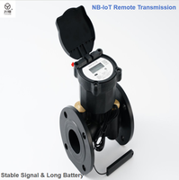 Compteur d'eau intelligent à ultrasons à double canal NB-IoT DN65 économique en fer fonte, sans fil LoRaWAN, numérique, IP68