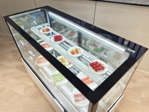 Bánh hiển thị tủ truy cập hàng đầu bánh mì hiển thị đứng bánh di động Showcase cửa hàng thiết kế nội thất và tùy chỉnh - Product Image 3