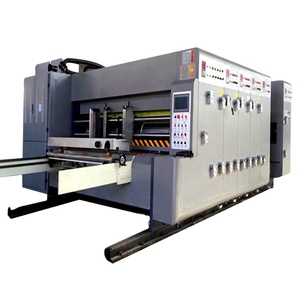 Tốc Độ Cao Chì Cạnh Feeder Tự Động Flexo Máy In Xẻ Rãnh Chết Cắt Cutter 3 Màu Hộp Carton Sóng Máy In - Product Image 1