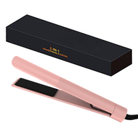 Plaque en céramique à double usage Fer à repasser électrique pour femme Petite barre droite pour boucler les cheveux lisses Planche à repasser 1 an