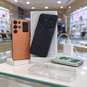 โทรศัพท์มือถือรุ่นล่าสุด S25 Ultra ปี 2026 หน้าจอโค้ง AMOLED ขนาด 7.3 นิ้ว ชิปประมวลผล Deca Core กล้อง AI 108MP แบตเตอรี่ 7800mAh หน่วยความจำ 16GB 1TB - Product Image 1