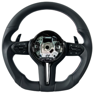 Volant de voiture en cuir très demandé pour <span class=keywords><strong>BMW</strong></span> F20 F22 F45 F30 F35 F32 X1 F48 X2 X3 F25 X4 F26 X5 F15 X6 F16 E70 E90 - Product Image 1