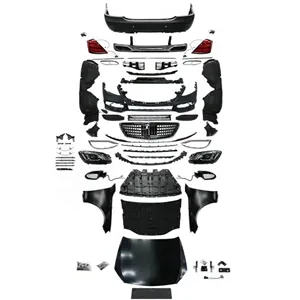 Prezzo all'ingrosso Bodykit auto per Mercedes-benz C-CLASS W204 lifting aggiornamento a W205 AMG con fari fari paraurti cofano