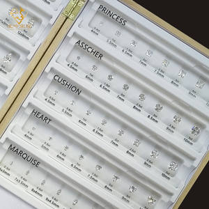 Kit di Gemme in Zirconia Cubica 5A con 11 Forme per <span class=keywords><strong>Confronto</strong></span> Pietre di Anelli Personalizzati - Strumenti per Gioielleria con Tabella Dimensioni Diamanti - Product Image 2