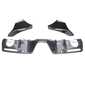 Carbon Fiber Rear Diffuser Bumper <b>Lip</b> Fins Spoiler Winglet <b>Splitters</b> for Toyota Supra GR A90 A91 MK5 2020+ - Product Image 5