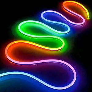 120 LEDs/M High‑Brightness IP67 Silicone <b>Neon</b> <b>Flex</b> Strip, DC12V/24V, 1cm Cuttable, Even Light Output for Custom Shop Logo Signs - Product Image 6