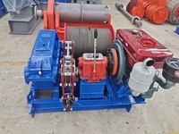 Treuil diesel de 5 tonnes avec source d'alimentation électrique pour levage ou traction souterrains