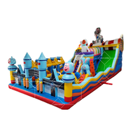 Nouveau design gonflable fusée à air sautant videur château Spaceman thème ville astronaute vol spatial parc d'attractions en vente