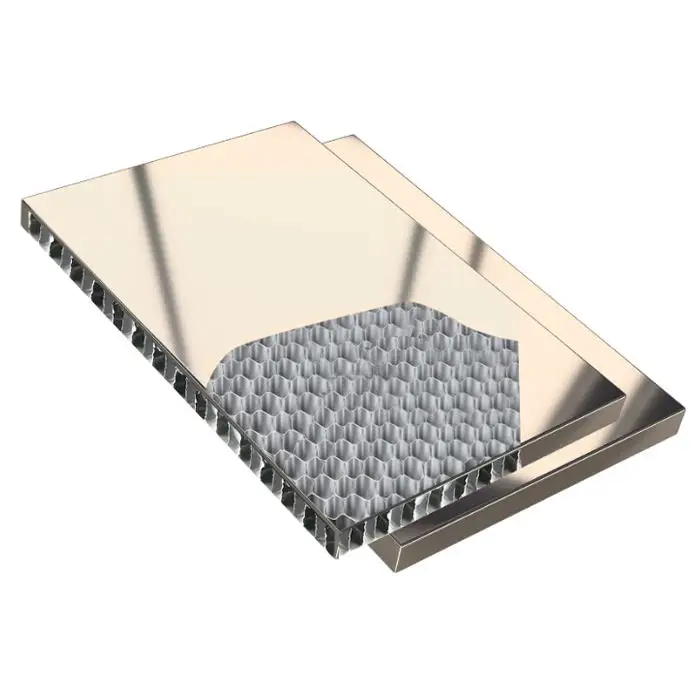 Shenzhen Aluminium Waben kern Kostenlose Probe Pe Pulver beschichtung Metall Abstellgleis Waben wand platte