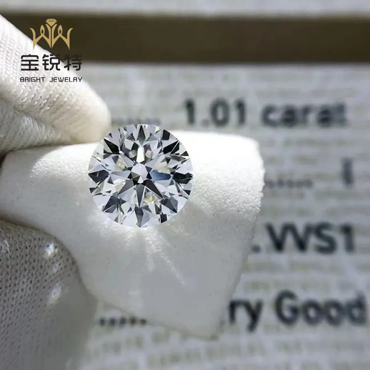 Synthetic Lab Diamond Igi 0.01-2 Carat Def/Gh Vvs1 Cvd Loose Diamond Hpht Lab Grown Diamond