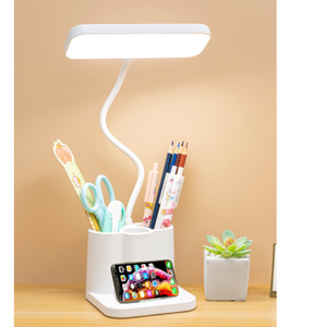 Staffa per <span class=keywords><strong>telefono</strong></span> cellulare portapenne portapenne doppio portapenne a tre temperature di colore che piegano la lampada da tavolo - Product Image 3