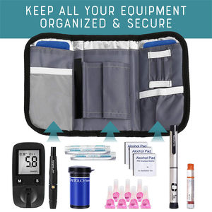 OEM Insula ted Diabetic Medica tion Kühl beutel Insulin kühler Reisekoffer Insulin stifte und Organizer Kit für Diabetiker zubehör - Product Image 4