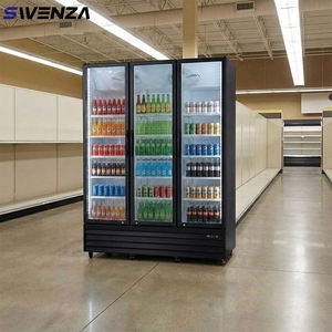 Réfrigérateur commercial Visicooler à trois portes, réfrigérateur vertical pour boissons, réfrigérateur de grande capacité - Product Image 2