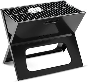 Cross-Border Multifunctional Adjustable Height Steel Folding Charcoal <b>Grill</b> Windproof Design Portable Detachable Non-Stick - Product Image 1