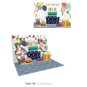 Sang Trọng Cá Nhân 3D Pop-up Giấy Thủ Công In Ấn Thiệp Chúc Mừng Chúc Mừng Sinh Nhật Glitters Pop up Thẻ - Product Image 4