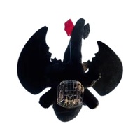 Jouet de toit de voiture style animal sans dents, petit dragon volant en peluche, pendentif extérieur pour voiture, fabriqué en Chine, TikTok