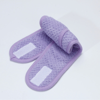 Vente en gros de bandeau de visage de spa bandeau de maquillage bandeau en tissu ananas serviette réglable pour le lavage du visage et la douche
