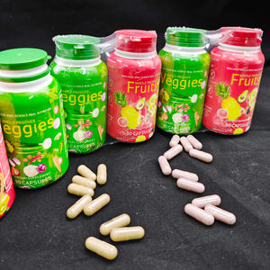 Multi-vitamin seluruh makanan suplemen supermakanan kapsul buah dan sayuran dengan vitamin dan mineral mendukung tingkat energi - Product Image 3