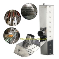 Couteau à air industriel en acier inoxydable, alimenté par souffleur, pour souffler l'eau, la poussière, refroidir et sécher, rideau d'air haute pression