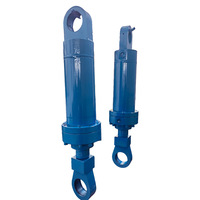 Vérin hydraulique soudé robuste pour engins de construction, équipements agricoles et plateformes élévatrices