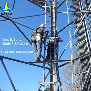Tour d'antenne en treillis angulaire à 3 pieds en acier galvanisé de 15 m <span class=keywords><strong>et</strong></span> 35 m pour la couverture des signaux de télécommunications <span class=keywords><strong>et</strong></span> de télévision - Product Image 4