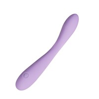 Vibrateur G-spot silencieux, minimaliste et écologique pour femmes, stimulateur en silicone courbé élégant, étanche IPX7, rechargeable, pour adultes.