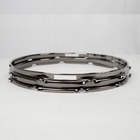 En gros : Anneaux de pression et anneaux en cuir pour caisse claire de 14 pouces, accessoires pour instruments de musique