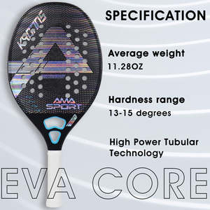 AMA SPORT Offre Spéciale Fabricant professionnel Raquette de <span class=keywords><strong>tennis</strong></span> de plage en fibre de carbone 3K avec logo personnalisé de haute qualité - Product Image 2