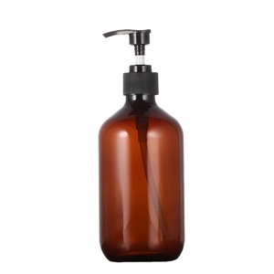 Botellas vacías transparentes para Gel de ducha con tapa dorada 250ml 500ml 100mL Botella de Aceite Corporal Botellas de bomba de lujo 4 <span class=keywords><strong>oz</strong></span> - Product Image 1