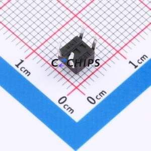 TC110926043 Tactile Switch Through hole Component (THT)-4P,4.5x4.5mm Switch Single Pole Single Throw Round Button 2.6N 4.3mm - Product Image 2