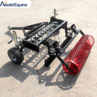 Nouvelle machine de nivellement d'arène pour chevaux de couleur rouge pour usage agricole avec une longue durée de vie