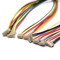 Câble d'assemblage de faisceau de câbles avec connecteur JST XH personnalisé à 2-4 broches, isolation PTFE, pas de 2,5 mm, IP66, 10 voies
