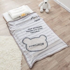 Sábana de Franela para Bebés y Niños, Tejida, 100% Poliéster, 200 Hilos, Ecológica, Antibacteriana, Antiestática, Estilo Americano, con Diseño de Animales - Product Image 1