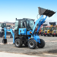 Chargeuse-pelleteuse 4x4 LANDWARD à prix d'usine, petite chargeuse-pelleteuse-excavatrice chinoise