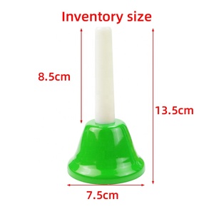 Juego de <span class=keywords><strong>Campanas</strong></span> de Mano para Niños, 8 Tonos, <span class=keywords><strong>Campanas</strong></span> Pequeñas de 8 Notas, Campana de Mano, Juego de <span class=keywords><strong>Campanas</strong></span> Cromáticas de Metal de 8 Notas para Fiestas Familiares - Product Image 3