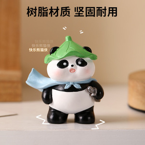 ของตกแต่งโต๊ะทำงานรูปแพนด้าน่ารัก น้ำหนักเบา ดีไซน์ทันสมัย อุปกรณ์ตั้งโต๊ะ ของขวัญวันเกิดสำหรับเด็กผู้หญิง - Product Image 5