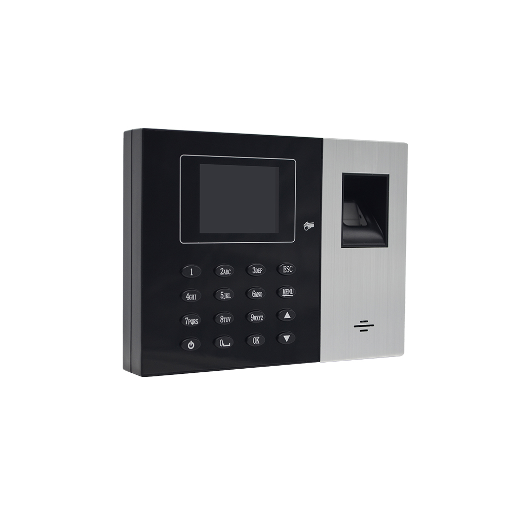 Биометрическая система посещаемости с цветным экраном 2,4 дюйма, USB-устройство для считывания отпечатков пальцев, часы, машина для посещаемости работников