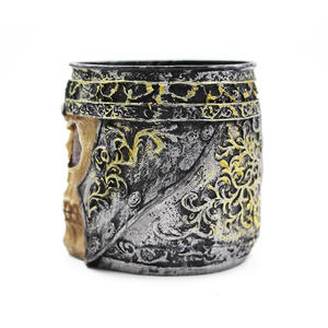 Nuevo Soporte de Resina para Altavoz Inteligente con Diseño de Caballero Calavera, Compatible con <span class=keywords><strong>Alexa</strong></span> <span class=keywords><strong>Echo</strong></span> <span class=keywords><strong>Dot</strong></span> <span class=keywords><strong>Gen</strong></span> 2/3/<span class=keywords><strong>4</strong></span>, Soporte Creativo Gótico para Escritorio - Product Image 2