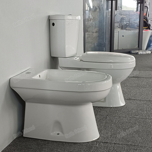 Ensemble WC et <span class=keywords><strong>bidet</strong></span> sur pied en céramique blanche, certifié CE, <span class=keywords><strong>pour</strong></span> le marché argentin et européen - Product Image 4