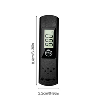 Testeur numérique portable de TDS TDS-H8, stylo testeur de qualité de l'eau portable 0-9990ppm pour l'eau potable, l'aquarium, le traitement de l'eau de piscine