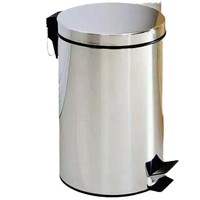 Fabricant vente en gros 12 litres en acier inoxydable pédale poubelle sanitaire hôtel ménage stockage poubelle couvercle cuisine salle de bain