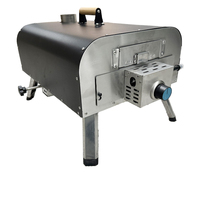 Four à pizza Kamado encastrable moderne en acier inoxydable de qualité supérieure, alimenté au bois, avec kit de brûleur à gaz