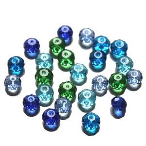 Lot <span class=keywords><strong>de</strong></span> 50 perles plates en verre <span class=keywords><strong>cristal</strong></span> autrichien, forme irrégulière, pour la fabrication <span class=keywords><strong>de</strong></span> bijoux DIY faits à la main - Product Image 6