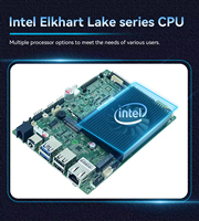 Placa Base Integrada Elkhart Lake J6412 Compatible con Windows 10 y Linux, 1 Puerto LAN Gigabit, 2 Puertos COM, 7 Puertos USB 2.0, 2 Puertos USB 3.0