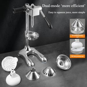 Spremiagrumi Manuale Portatile a Doppio Stampo per Uso Domestico e Esterno - Product Image 3